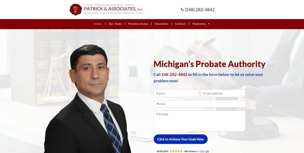 Michigan Probate Lawyer Dean Patrick Probate Attorney