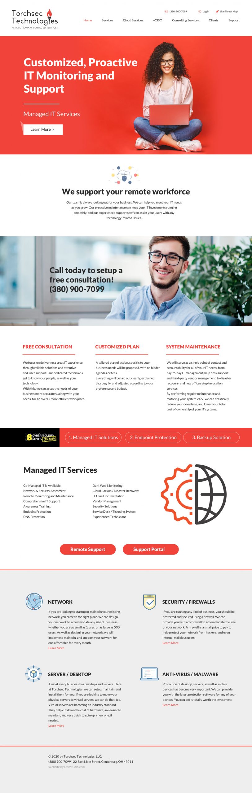 IT Company Website Redesign