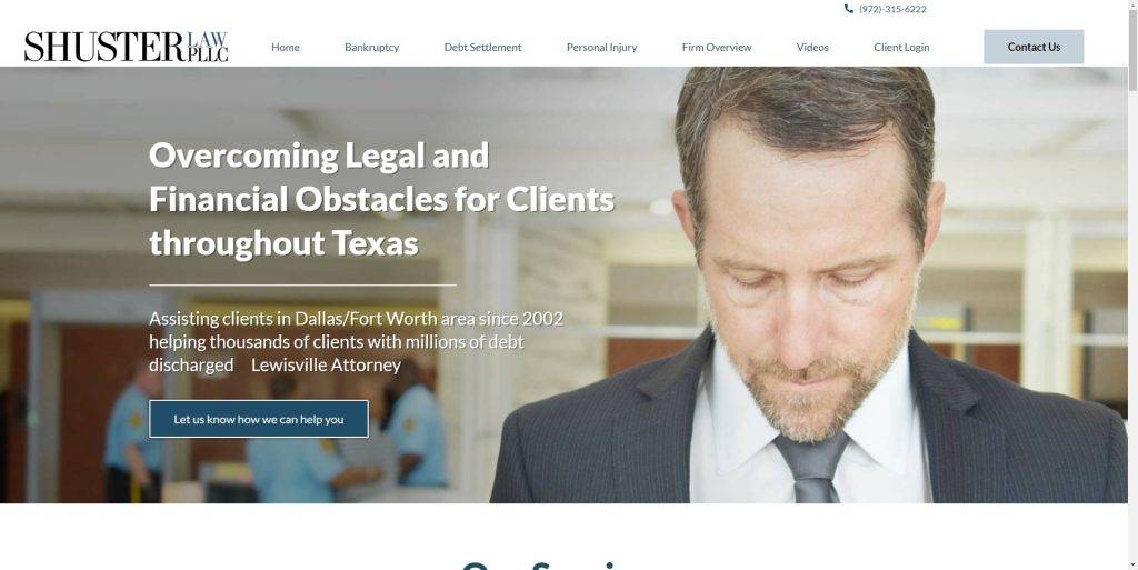 Lewisville Attorney Texas Law Bankruptcy Personal Injury Collection Lawsuits