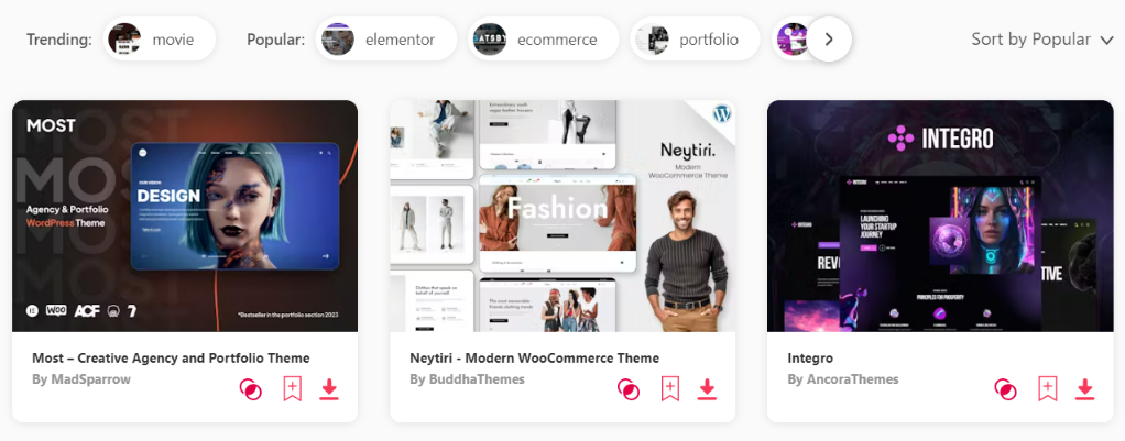 Snip Elementor WordPress Themes Envato Elements Google Chrome 2