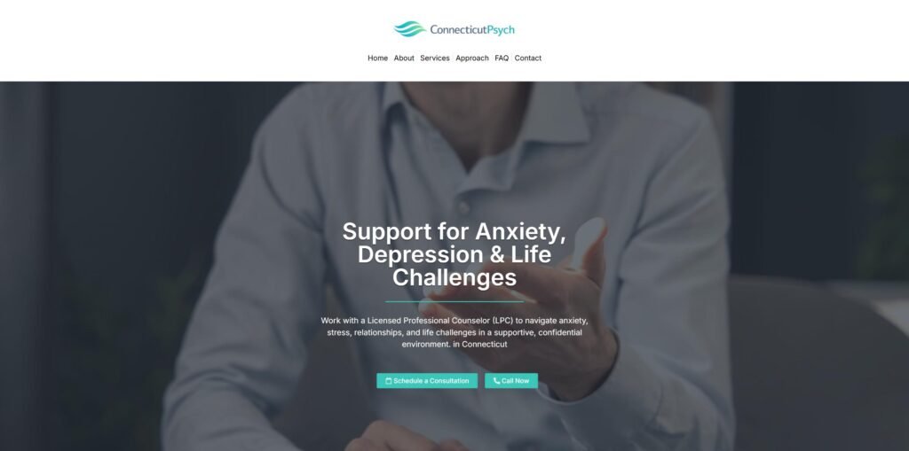 Snip Connecticut Psych Support for Anxiety Stress Life Challenges Google Chrom