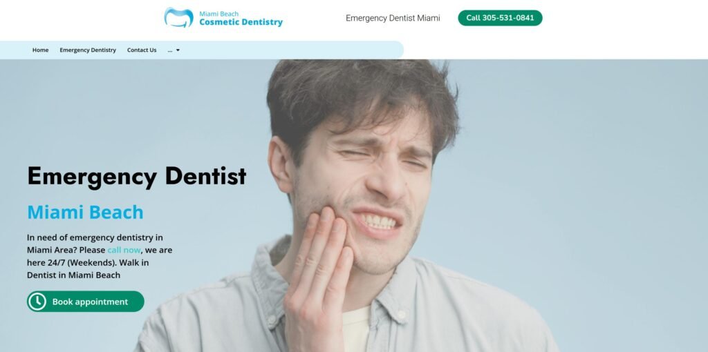 Snip Emergency Dentist in Miami Beach Google Chrome 3