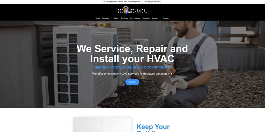 Snip HVAC Contractor Hopewell Junction NY ESD Mechanical Google Chrome
