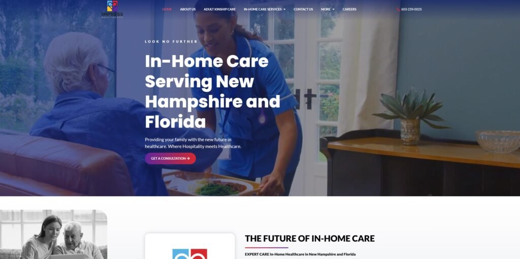 Snip In Home Healthcare in New Hampshire Google Chrome