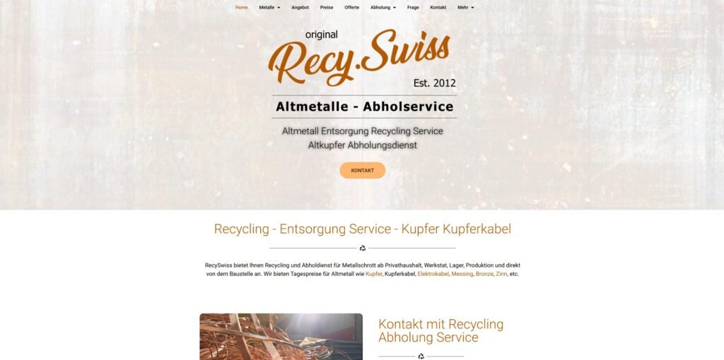 Snip Metallschott Entsorgung Recycling Kupfer Kupferkabel Messing Alteisen Google Chrome