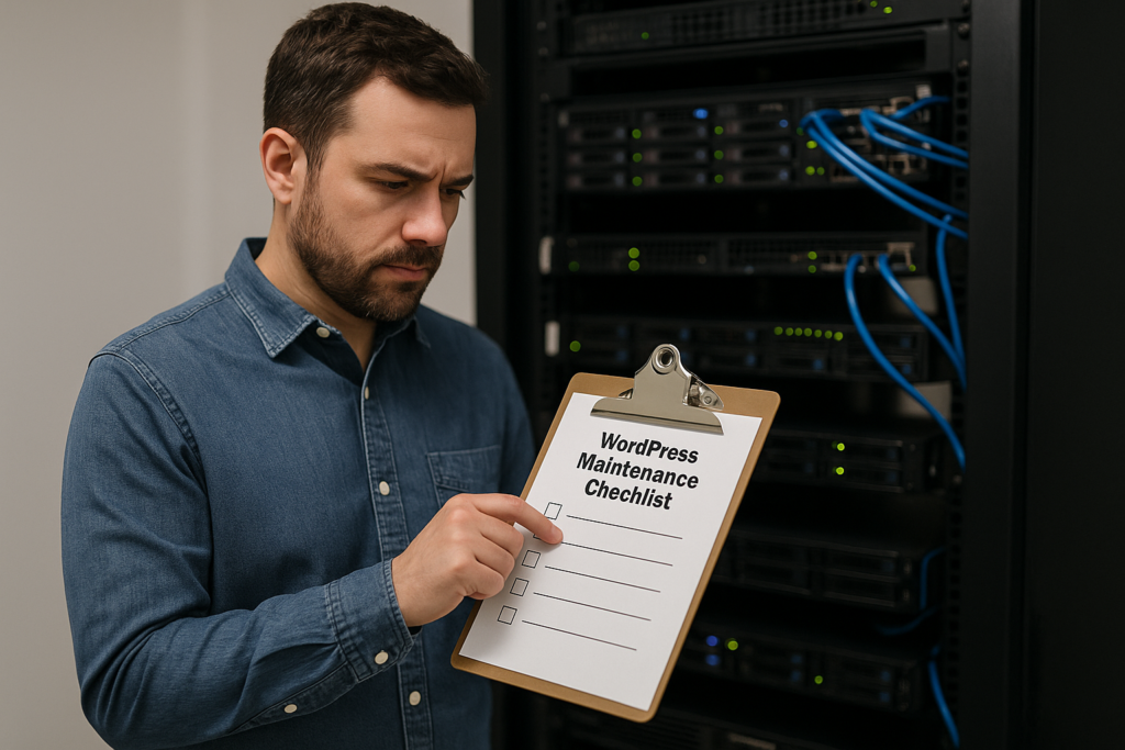 WordPress Maintenance Checklist for Small Business Websites: What to Update Every Month
